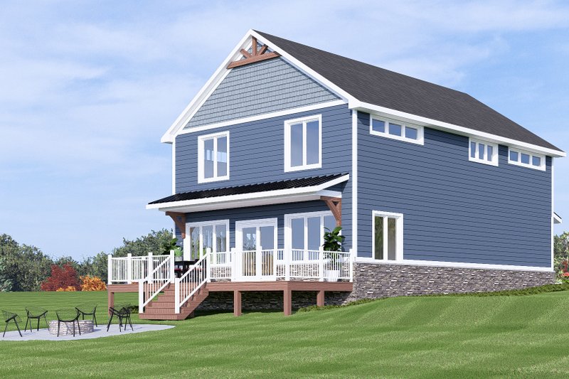 Home Plan - Exterior - Other Elevation 1 for Contemporary House Plan #1064-467 - 5 bed, 3.5 bath