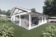Cottage Style House Plan - 2 Beds 1.5 Baths 1545 Sq/Ft Plan #1101-44 Exterior 