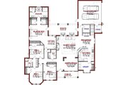 Traditional Style House Plan - 4 Beds 3 Baths 2911 Sq/Ft Plan #63-361 