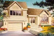 European Style House Plan - 2 Beds 1 Baths 1128 Sq/Ft Plan #25-395 