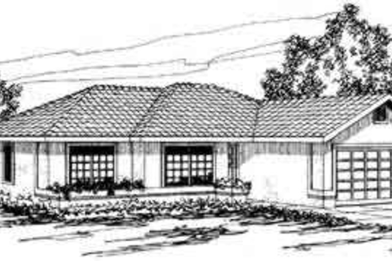 Home Plan - Exterior - Front Elevation Plan #124-252