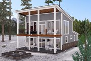 Modern Style House Plan - 3 Beds 2 Baths 1562 Sq/Ft Plan #513-2249 