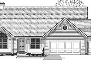 Traditional Exterior - Front Elevation Plan #67-667