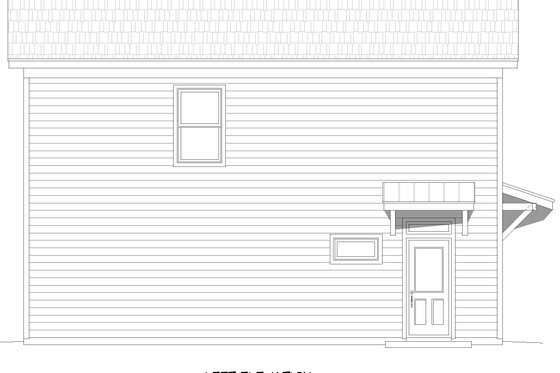 Exterior - Other Elevation for Contemporary House Plan #932-932 - 2 bed, 1 bath