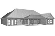 Traditional Style House Plan - 4 Beds 3 Baths 2047 Sq/Ft Plan #63-360 