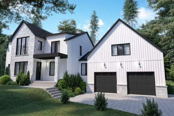 Exterior - Front Elevation 4 for Craftsman House Plan #23-2743 - 3 bed, 2.5 bath