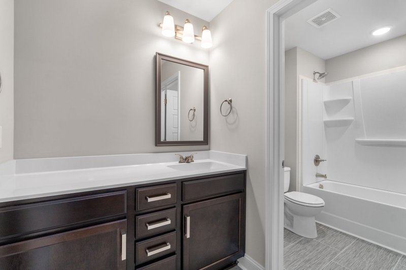 Architectural House Design - Interior - Bathroom for Traditional House Plan #20-2432 - 4 bed, 2.5 bath