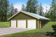 Traditional Style House Plan - 0 Beds 0 Baths 1200 Sq/Ft Plan #117-480 