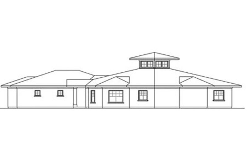Architectural House Design - Exterior - Other Elevation 1 for Ranch House Plan #124-864 - 3 bed, 3.5 bath