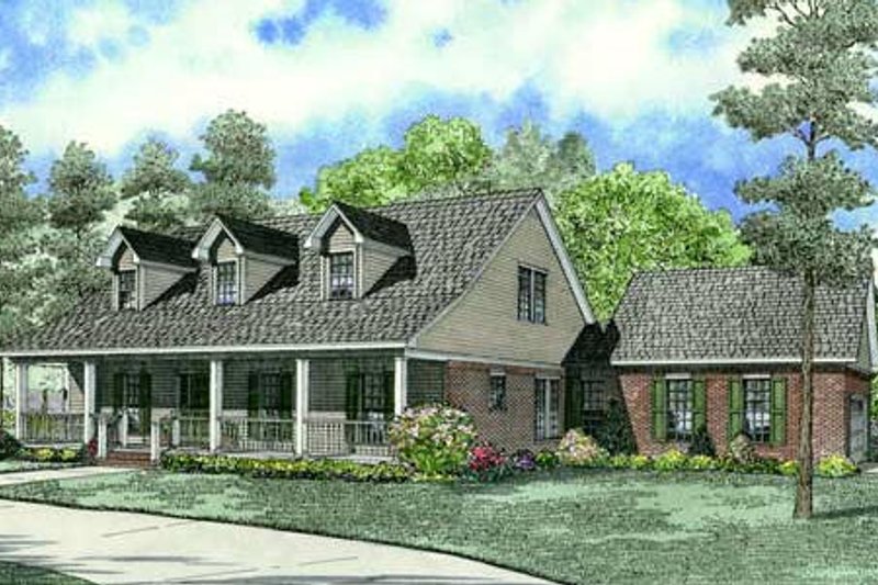 Home Plan - Farmhouse Exterior - Front Elevation Plan #17-2284