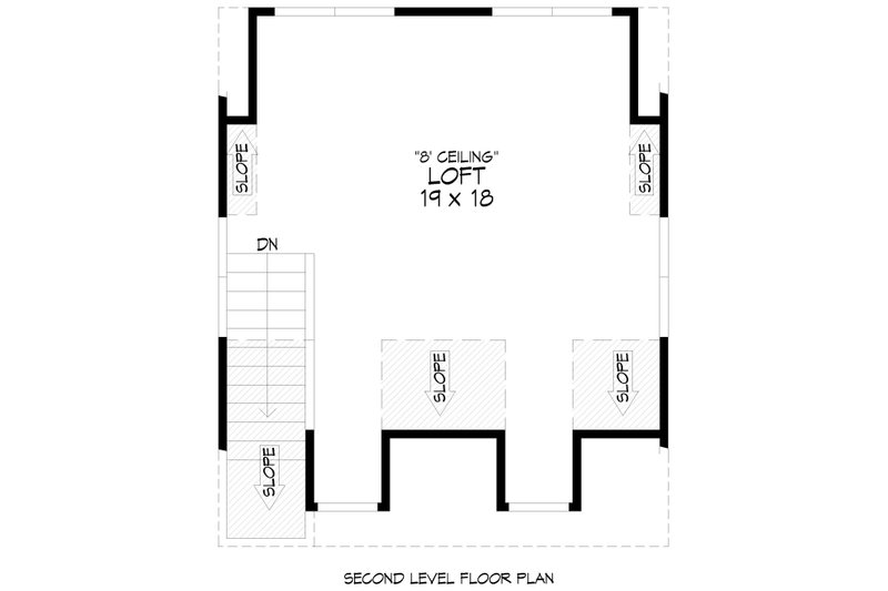 Dream House Plan - Floor Plan - Upper Floor for Contemporary House Plan #932-931, 0 bath