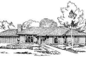 Modern Exterior - Front Elevation Plan #312-515