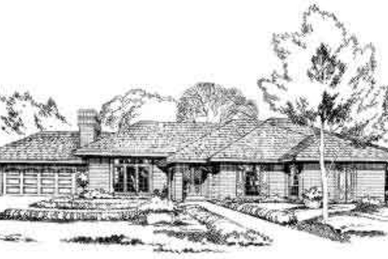 Modern Style House Plan - 3 Beds 2 Baths 1772 Sq/Ft Plan #312-515