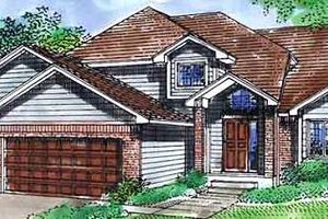 Traditional Exterior - Front Elevation Plan #320-394