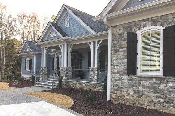 Exterior - Front Elevation 3 for Traditional House Plan #1054-21 - 4 bed, 5.5 bath