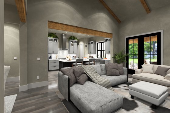 Interior - Family Room 3 for Cottage House Plan #120-285 - 3 bed, 2.5 bath