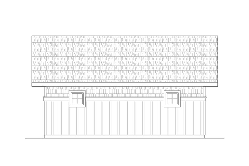 Home Plan - Exterior - Other Elevation 1 for Craftsman House Plan #124-631, 0 bath