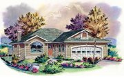 Traditional Style House Plan - 3 Beds 2 Baths 1216 Sq/Ft Plan #18-1015 