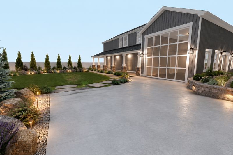 Dream House Plan - Exterior - Rear Elevation 2 for Barndominium House Plan #1060-497 - 3 bed, 2.5 bath