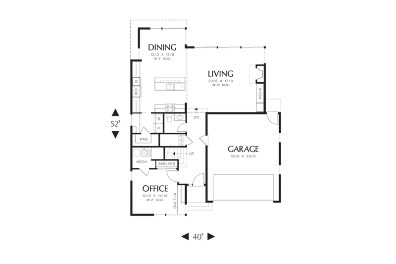 Modern Style House Plan - 2 Beds 2.5 Baths 2047 Sq/Ft Plan #48-525 ...