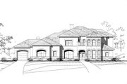 Traditional Style House Plan - 5 Beds 5.5 Baths 5136 Sq/Ft Plan #411-160 