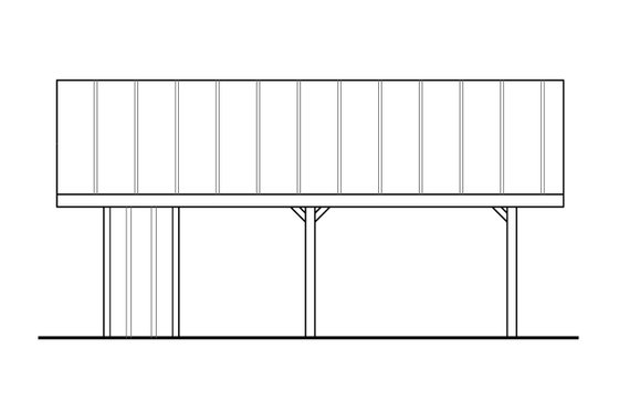 Exterior - Other Elevation for Traditional House Plan #124-1234, 0 bath