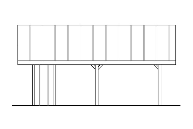 House Plan Design - Exterior - Other Elevation for Traditional House Plan #124-1234, 0 bath