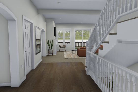 Interior - Entry 2 for Traditional House Plan #1060-69 - 5 bed, 4.5 bath
