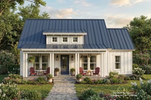 House Plan Design - Exterior - Front Elevation for Bungalow House Plan #51-1441 - 3 bed, 2 bath
