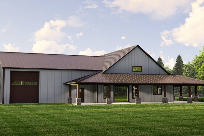 Country Style House Plan - 2 Beds 2.5 Baths 4332 Sq/Ft Plan #1064-278 ...