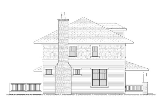 Exterior - Other Elevation for Traditional House Plan #901-24 - 3 bed, 2.5 bath