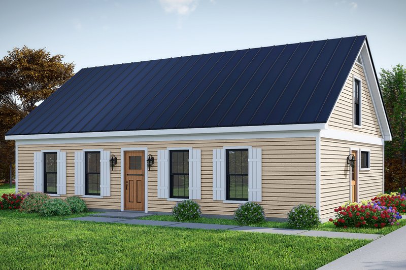 Architectural House Design - Cottage Exterior - Front Elevation Plan #932-1007