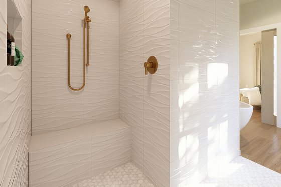 Interior - Master Bathroom 2 for Farmhouse House Plan #126-310 - 3 bed, 2.5 bath