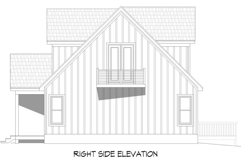 Dream House Plan - Exterior - Other Elevation 1 for Country House Plan #932-573 - 4 bed, 3 bath