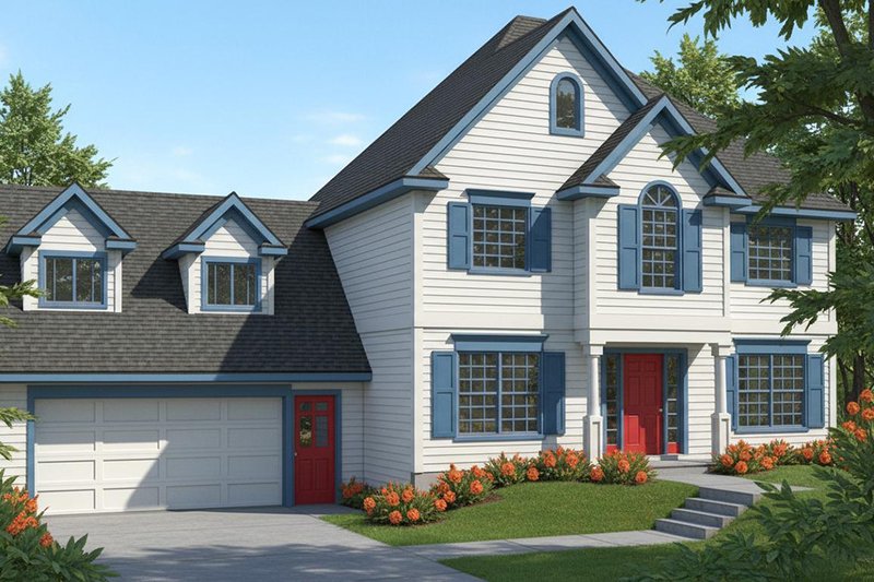 House Plan Design - Traditional Exterior - Front Elevation Plan #100-227