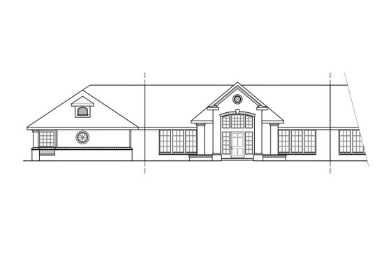 Exterior - Other Elevation for Modern House Plan #124-281 - 4 bed, 2.5 bath