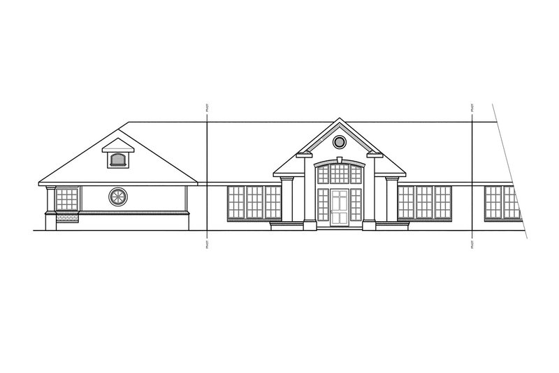 Home Plan - Exterior - Other Elevation for Modern House Plan #124-281 - 4 bed, 2.5 bath