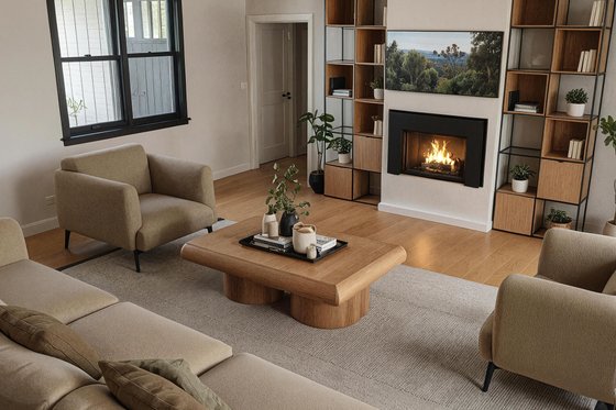 Interior - Family Room 1 for Farmhouse House Plan #1112-19 - 4 bed, 3.5 bath