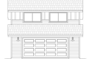 Exterior - Front Elevation 3 for Colonial House Plan #932-131, 0 bath