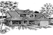 Traditional Style House Plan - 3 Beds 2.5 Baths 2351 Sq/Ft Plan #50-203 