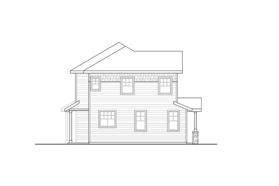 Exterior - Other Elevation for Craftsman House Plan #124-1268 - 6 bed, 4.5 bath