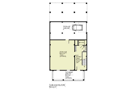Floor Plan - Lower Floor for Beach House Plan #901-160 - 5 bed, 4 bath