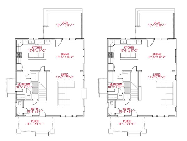 House Blueprint - Alternate Main Floor