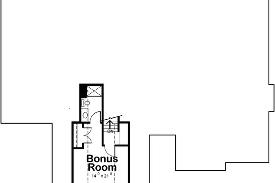 Exterior - Other Elevation for European House Plan #20-2264 - 3 bed, 3.5 bath