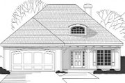 Traditional Style House Plan - 4 Beds 3 Baths 3531 Sq/Ft Plan #67-336 Exterior 