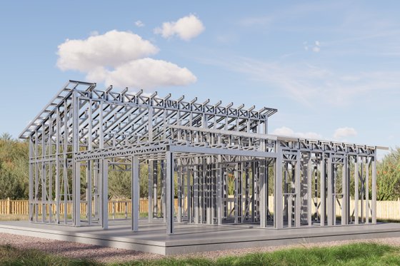 Exterior - Front Elevation 7 for Cabin House Plan #1106-118 - 1 bed, 1 bath