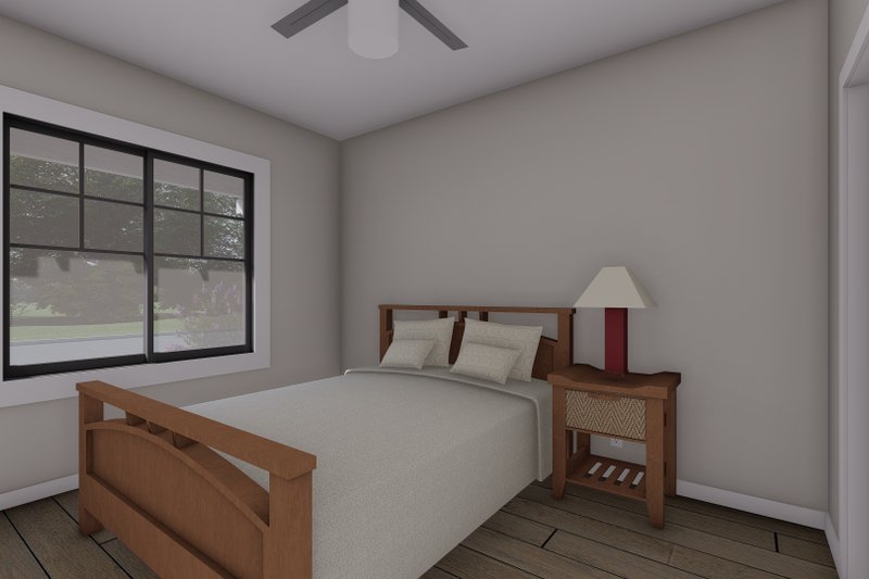 Architectural House Design - Interior - Bedroom for Farmhouse House Plan #1069-36 - 2 bed, 2 bath