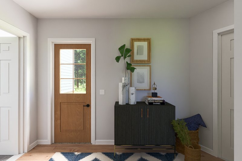 Dream House Plan - Interior - Entry 1 for Farmhouse House Plan #1060-183 - 1 bed, 1 bath