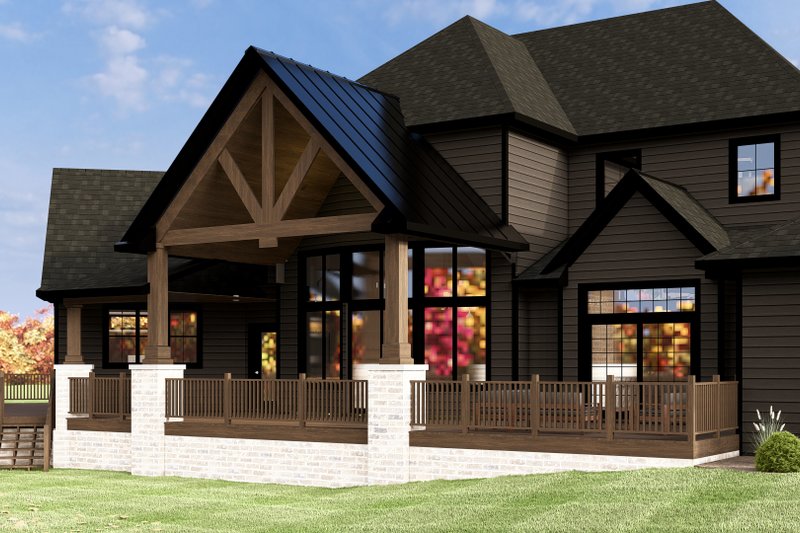 Home Plan - Exterior - Other Elevation 1 for Contemporary House Plan #1064-332 - 5 bed, 6 bath