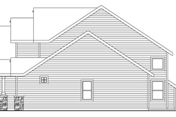 Exterior - Other Elevation 1 for Craftsman House Plan #124-759 - 4 bed, 2.5 bath